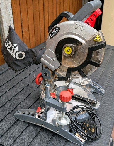 Ozito compound 210mm mitre - ozito,